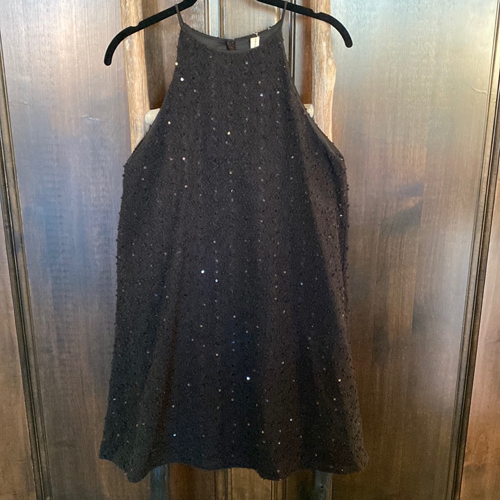 NWOT Tyche Black sequin dress